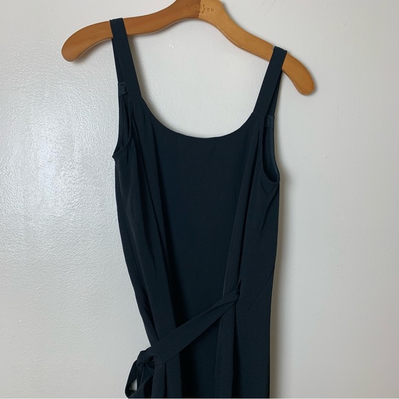 Everlane The Japanese GoWeave Tank Wrap Black Dress Sz 2 - Picture 9 of 11